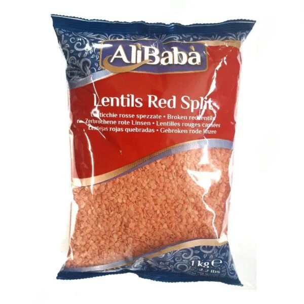 LENTILHAS VERMELHAS SPLIT ALI BABA 1KG