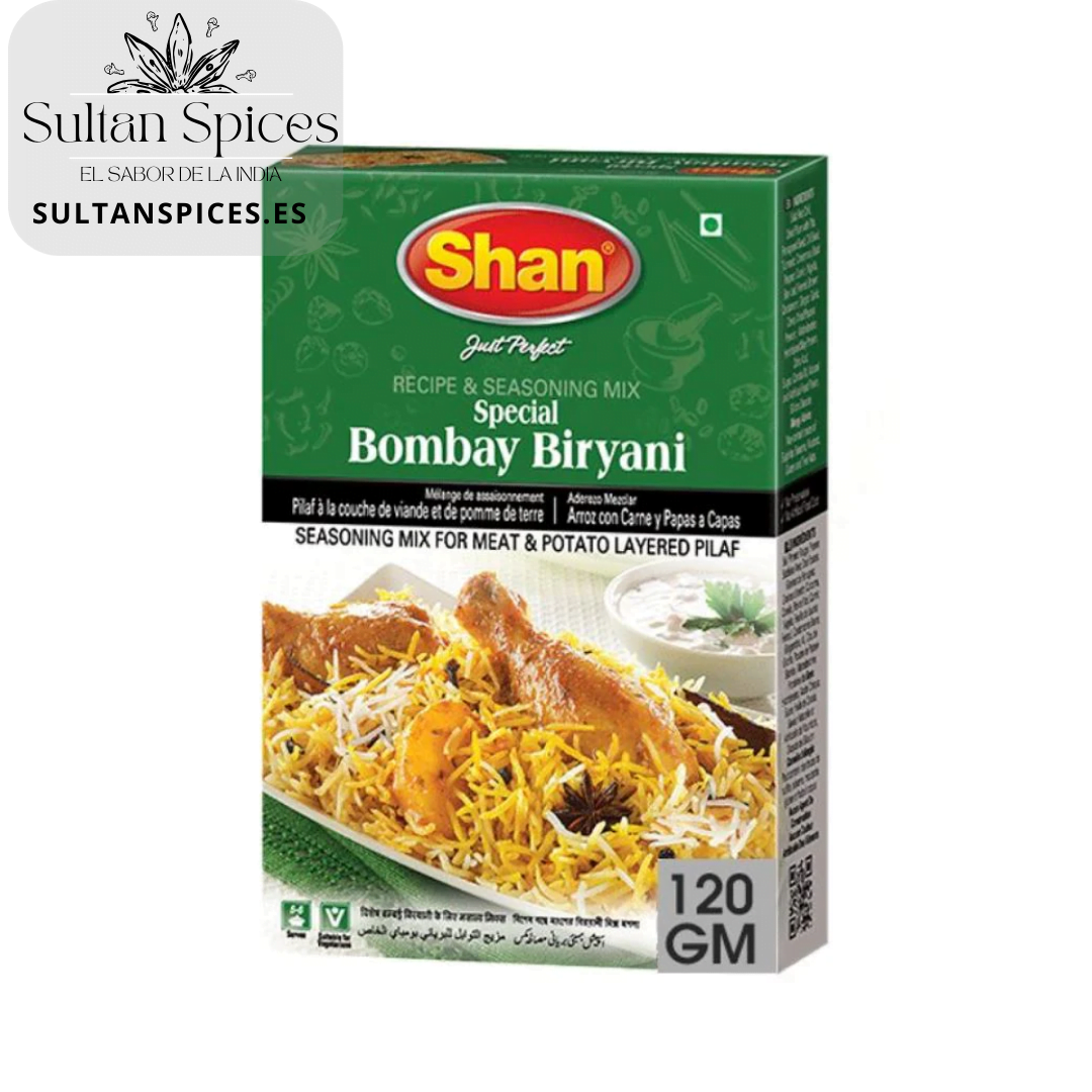 SHAN BOMBAY BIRYANI MASALA 120G - Sultan Spices | Indian Grocery Store ...