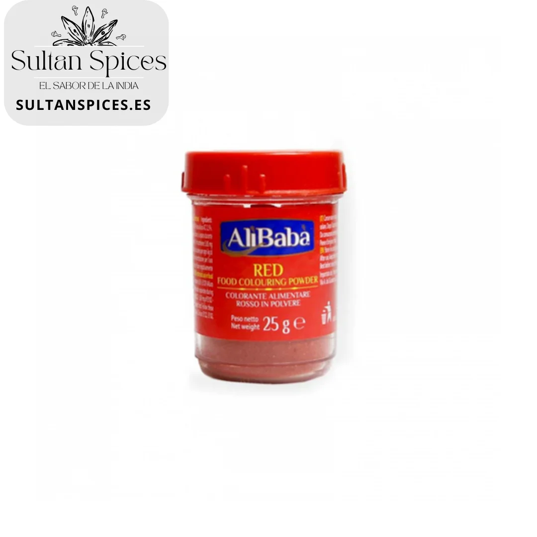 COLORANTE ALIMENTARIO ALI BABA ROJO 25G