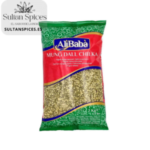 Pacote de 2 kg de Mung Dall Chilka Alibaba