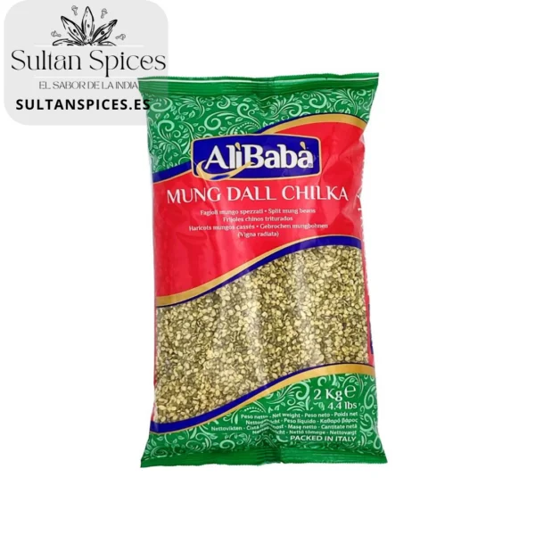 Mung Dall Chilka Alibaba Paquete de 2 kg