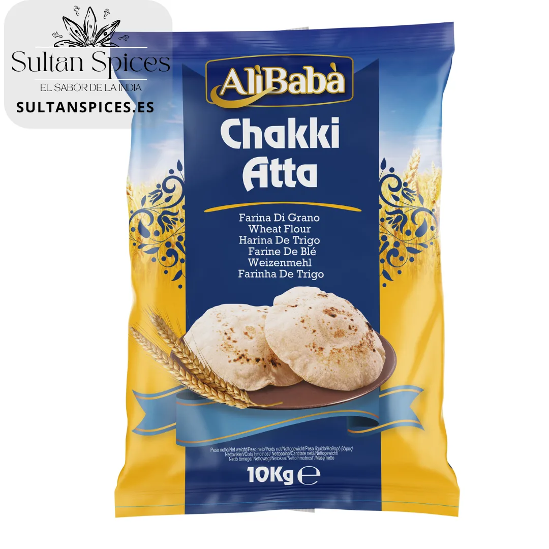FARINA CHAKKI WHOLE WHEAT ALI BABA 10KG