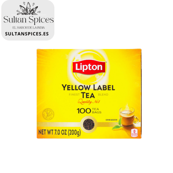 LIPTON YELLOW LABEL 100 SAQUETAS DE CHÁ