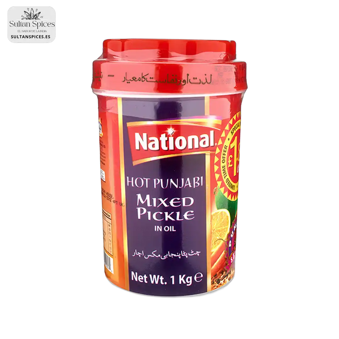 NATIONAL HOT PUNJABI MIXED PICKLE 1KG