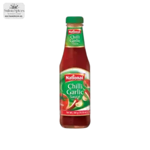 SAUCE NATIONAL CHILLI & GARLIC 300G